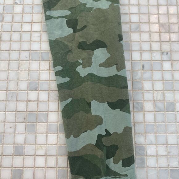 J Crew Crewcuts Girls Green Camouflage Leggings - Picture 7 of 7